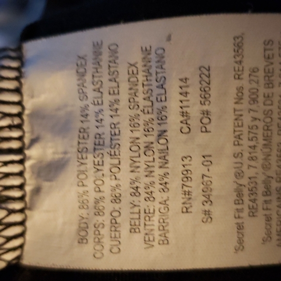 Oh Baby Maternity Harem Black Leggings Size XL - Picture 5 of 7